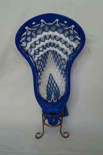 "New" Vipr1 dyed Blue Head with dyed Blue/White Semi Soft mesh and White Shooters