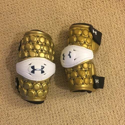 Gold Notre Dame Arm Pads