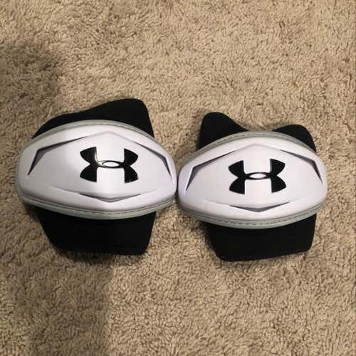 White UA Elbow Pads