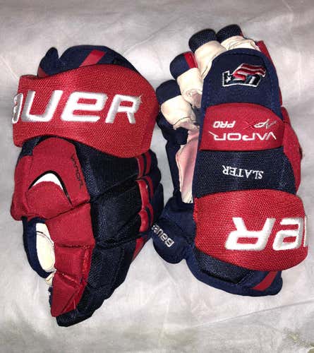 Pro Stock Bauer APX Gloves 14" - Team USA