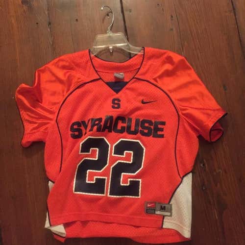 Great Condition Nike Men’s Medium Syracuse Orange #22 Lacrosse Jersey