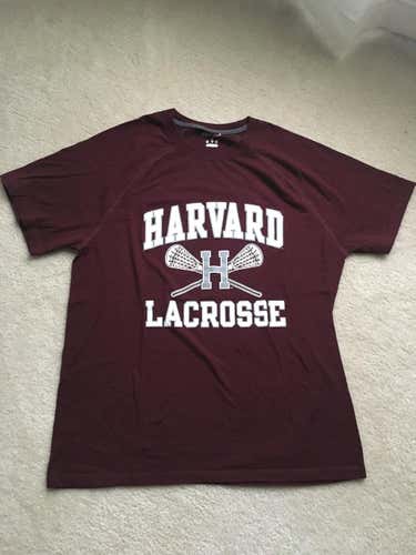 Harvard Lacrosse T-shirt (Burgundy)