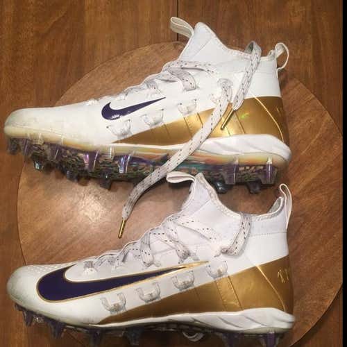 Albany Team Issued Nike Huarache 6 Limited Edition Lacrosse Cleats - Size 11
