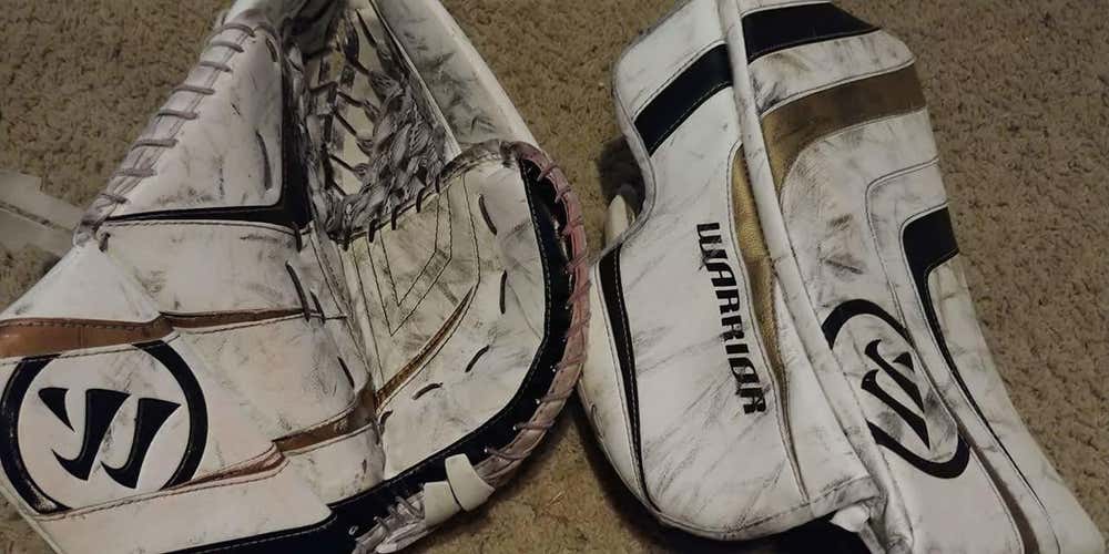 Warrior Goalie Glove & Blocker Regular Senior