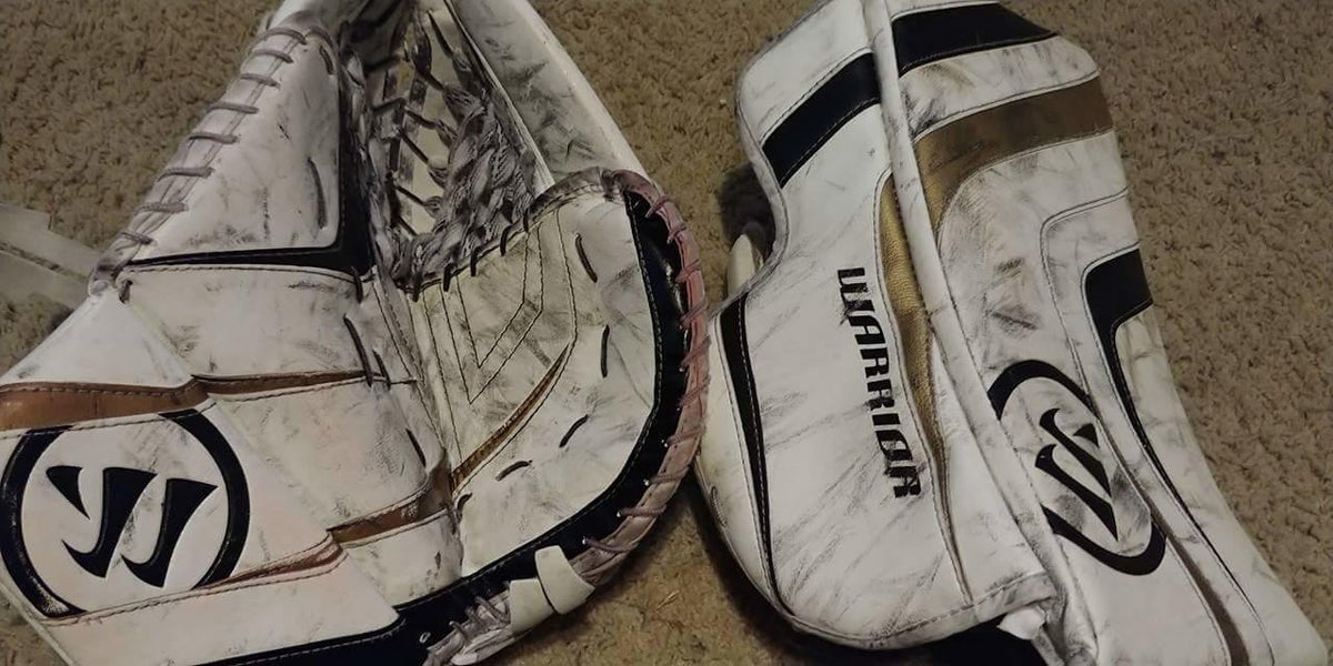 Warrior Goalie Glove & Blocker Regular Senior
