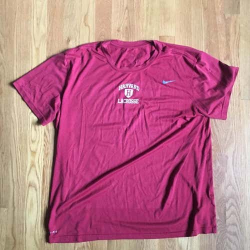 Harvard Lacrosse #23 L Nike Athletic Tee - Team Issued
