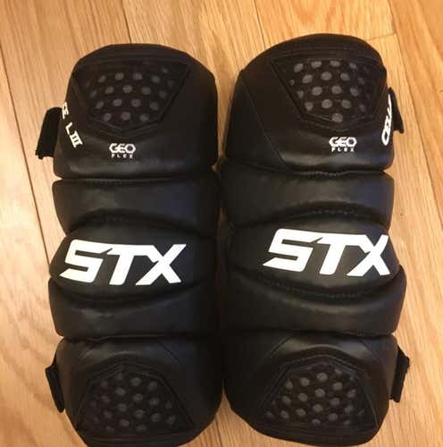 Black STX Cell III L Elbow Pads - Like New