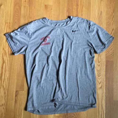 Harvard Lacrosse #7 L Nike Dry-Fit Tee - Team Issued