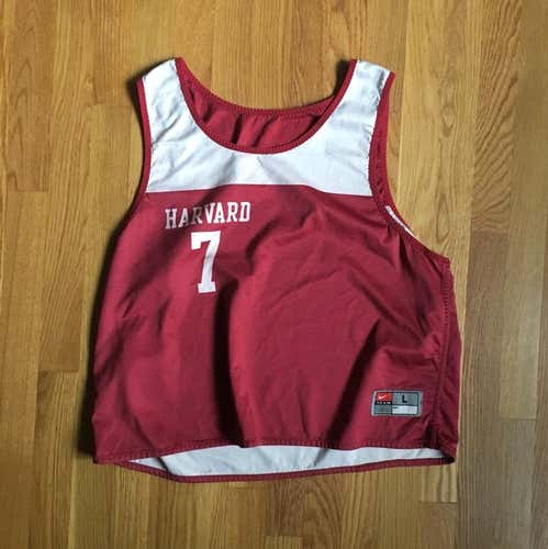 Harvard Lacrosse #7 Reversable Pinnie - Team Issued