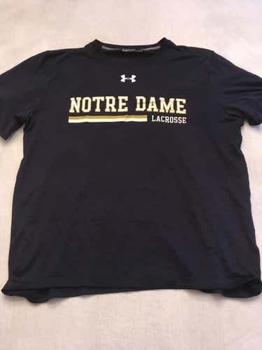 Notre Dame Lacrosse Team-issued shooting shirt