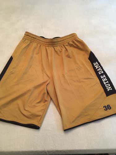 Notre Dame Lacrosse Team-issued Under Armour shorts
