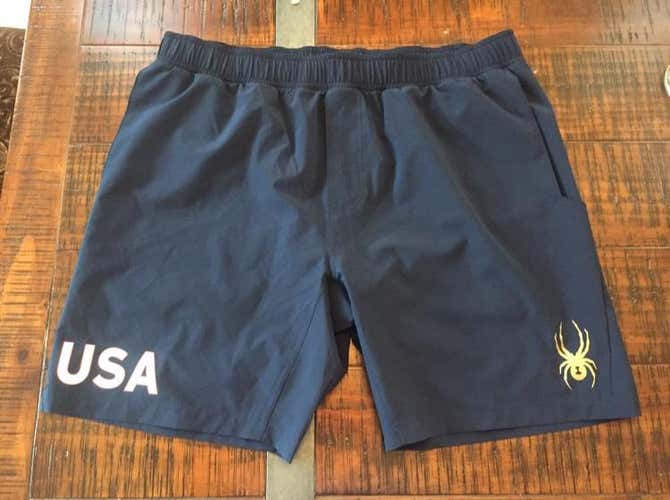 Men’s XL US Ski Team Spyder Training Shorts