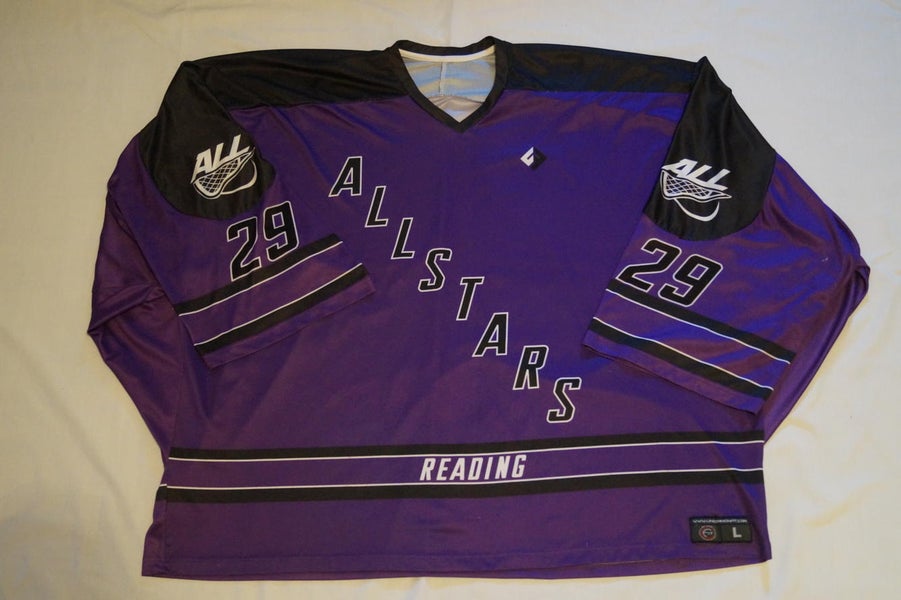 Black Box Goalie Gloves & Goalie Cut XXL Box lacrosse Jersey