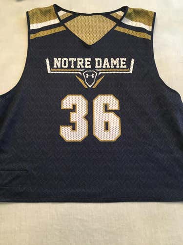 Notre Dame Lacrosse team-issued Under Armour practice jersey