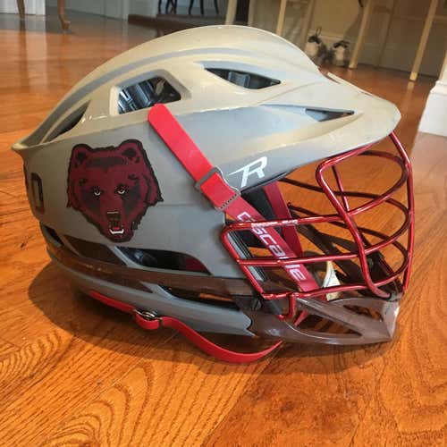 Matte Grey R helmet. Brown University issued