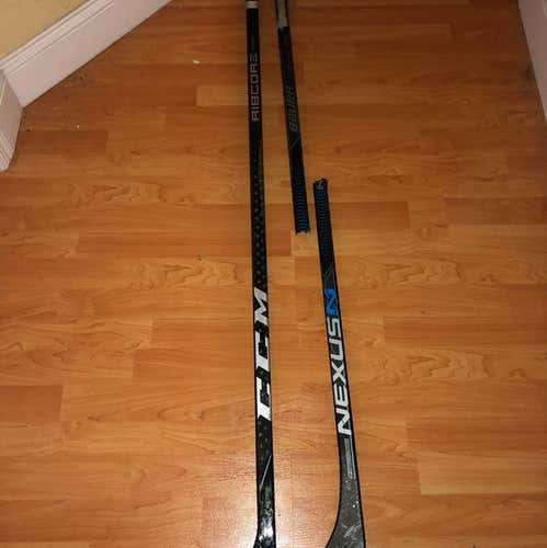 Broken Hockey Sticks