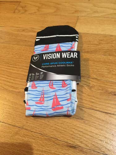 Brand New Vision Wear Performance Athletic Socks