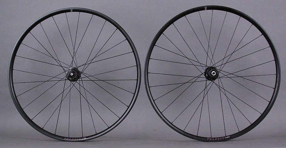 Velocity Blunt Rims 29er Mountain Bike Wheelset SRAM X9 28h 6 Bolt Disc Hubs DT
