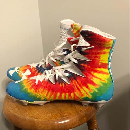 BN Under Armour Highlight Cleats Tye-Dye Size 13