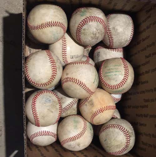 Baseballs 20 Baseballs Used