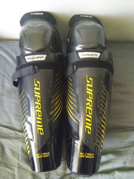 New Without Tags Bauer Supreme 150 Shin Pads Senior