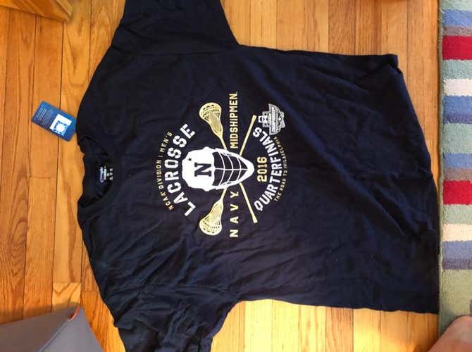 NEW Navy Lacrosse Quarterfinals Shirt