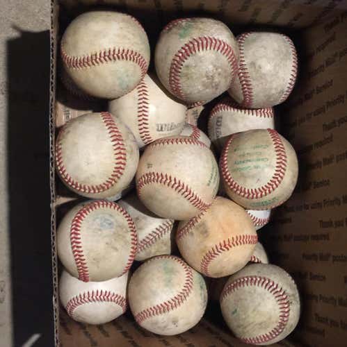 Baseballs 20 Baseballs Used
