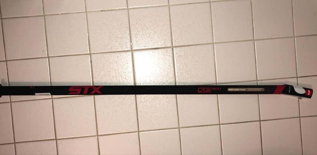 BRAND NEW STX Crux 500 Precision Flex 10 Degree Girls Lacrosse Shaft Black Red