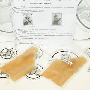2 ITEMS - LOW PROFILE THERMOPLASTIC RUBBER COMPRESSION GLOVE & HEALING THERAPY