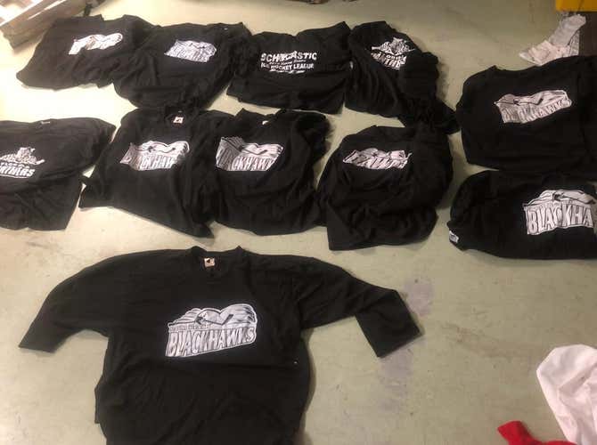 Black Hockey Practice Jerseys