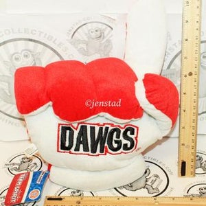 GEORGIA BULLDOGS NCAA COLLEGE SPORTS TEAM PLUSH #1 FAN HAND TOY FACTORY NEW