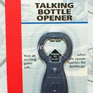 BUFFALO BILLS NFL FOOTBALL TALKING BOTTLE OPENER AUTOMATIC SOUND - 'NEEDS BATTERY'