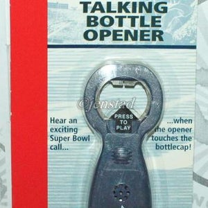 L.A. OR ST LOUIS RAMS NFL FOOTBALL TALKING BOTTLE OPENER SUPER BOWL XXXIV 2000 'NEEDS BATTERY'