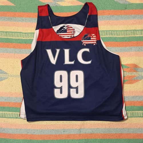 VLC Blue Crabs Reversible Jersey Pinnie