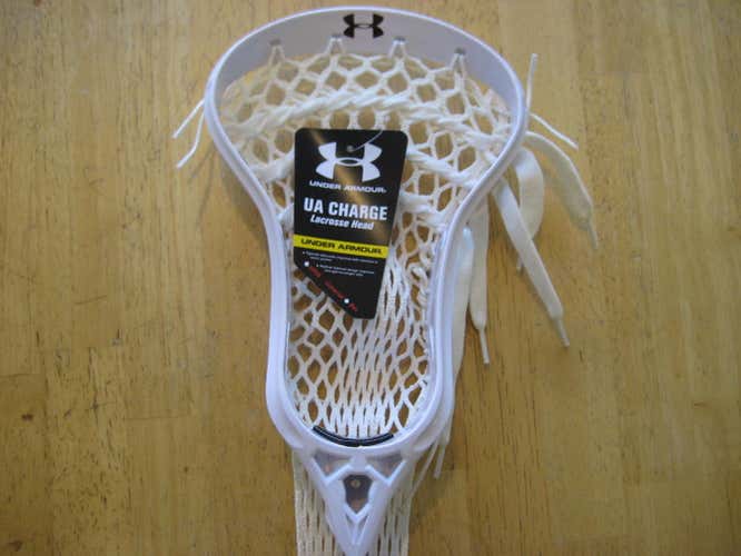 Under Armour Charge U lacrosse head strung NEW