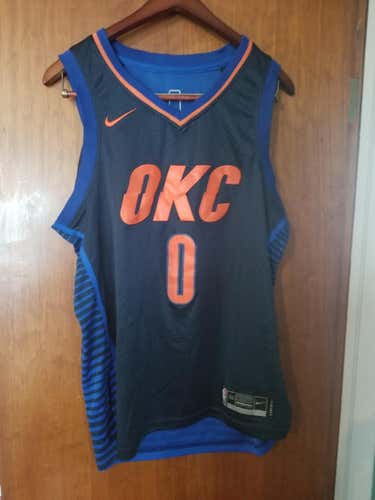 New Nike OKC Thunder Russell Westbrook Statement edition jersey