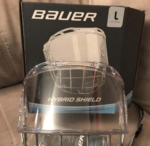 New With Tags Bauer Hybrid Shield Sr Lg