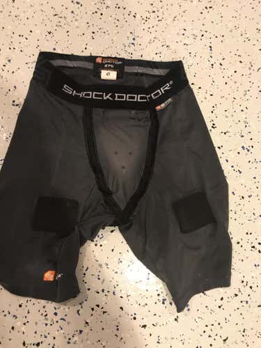 shock doctor compression shorts with cup