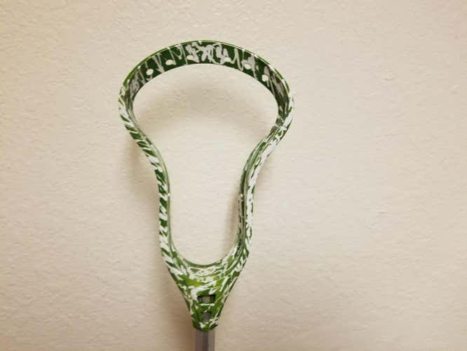 Green unmarked lacrosse head