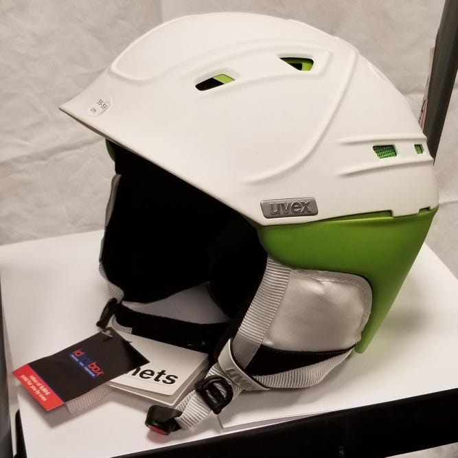 New UVEX Medium Green Helmet