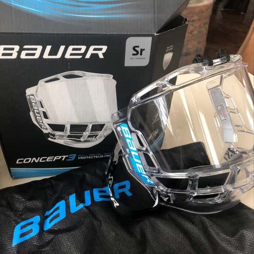 Bauer Concept 3 Full Facial Protector Sr.
