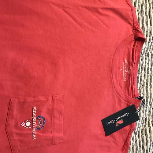 Brand New W/ Tags Vineyard Vines Lacrosse T Shirt
