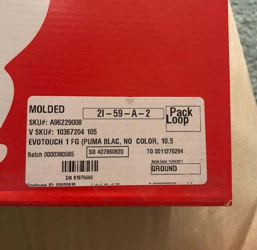 USED Puma evoTOUCH 1 FG Mens Soccer cleats