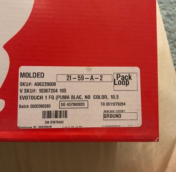USED Puma evoTOUCH 1 FG Mens Soccer cleats