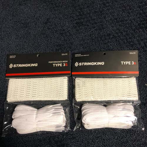 2 BN StringKing Type 3S White Mesh Kits