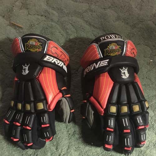 Rochester Rattlers King Gloves - Autographed Casey Powell