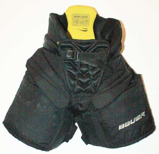 BAUER SUPREME ONE.9 - GOALIE PANTS INTERMEDIATE MEDIUM HOCKEY 4'9"-5'1" USED
