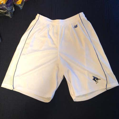 New! Johns Hopkins New Balance Shorts, Large, White And Blue