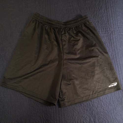 New! Black Brine Lacrosse Shorts, Large