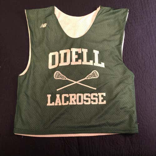 New! Odell #20 and #18 Lacrosse Pinnie, Medium, OT, Green And White